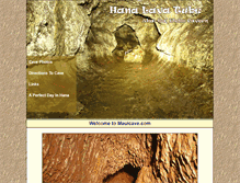 Tablet Screenshot of mauicave.com